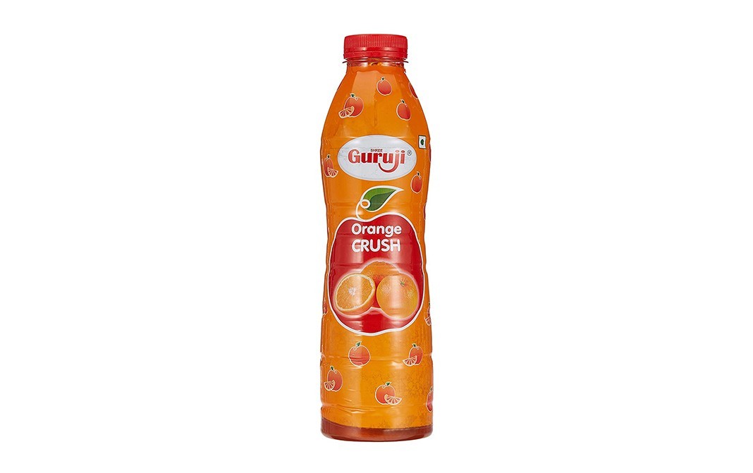 Guruji Orange Crush    Plastic Bottle  750 millilitre